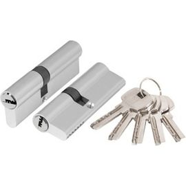 Цилиндровый механизм AJAX AX200/80 mm 30+10+40 CP хром 5 кл. 39861 