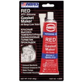 Высокотемпературный герметик прокладок ABRO красный Китай 85 гр 11-AB-CH-R-S 