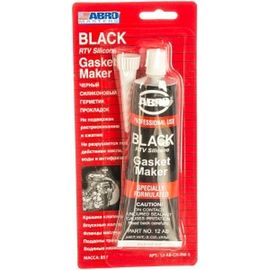 Высокотемпературный герметик прокладок ABRO черный Китай 85 гр 12-AB-CH-R-S 