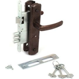 Врезной сувальдный замок AVERS ЗВ9-4-1-4 медь 20749 