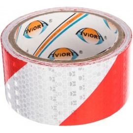 Светоотражающая лента Aviora самоклеящаяся, сигнальная 48мм*5м 302-111 