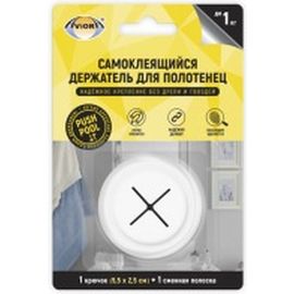 Самоклеящийся держатель для полотенец Aviora 5.5х2.5 см 302-168 