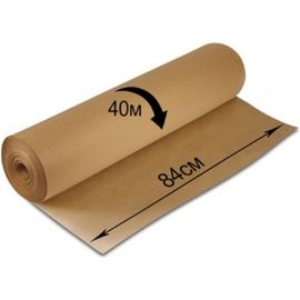Крафт-бумага в рулоне, 840 мм х 40 м, плотность 78 г/м2, BRAUBERG 440146 