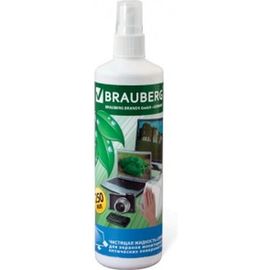 Чистящая жидкость-спрей для экранов мониторов и оптических поверхностей BRAUBERG 250 мл 510117 