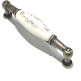 Ручка-скоба Brante FF Н0035426 96 мм. золотой орнамент 606527 