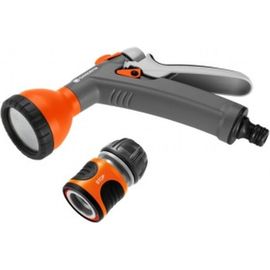 Комплект Gardena: пистолет-распылитель для полива + коннектор с автостопом 1/2" 18345-32.000.00 