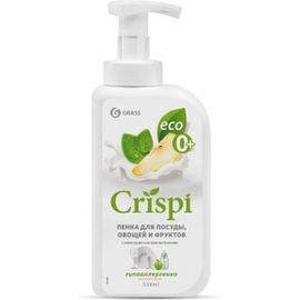 Средство для мытья посуды Grass CRISPI ПЕНКА с соком груши и экстрактом базилика 125455 