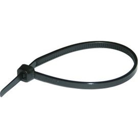 Кабельные стяжки черного цвета HAUPA устойчив к воздействию УФ-лучей, 203x2.5 мм, 100 штук 262606 
