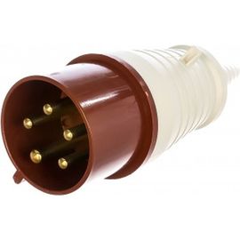 Электрическая кабельная вилка IEK 32А 3P+PE+N 380В IP44 025 ИЭК PSR02-032-5 