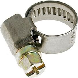 Ленточный червячный хомут 008-012мм нержавеющая сталь JTC-ZN12 