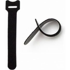 Хомут для кабеля Hyperline WASN-125-BK-10 липучка, 125x15 мм, черный, 10 штук 397491 