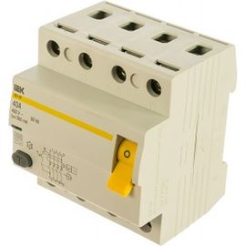 Выключатель дифференциального тока IEK 4п 40A 300mA тип AC ВД1-63 ИЭК MDV10-4-040-300 