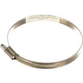 Червячный хомут JTC 90-110мм, нержавеющая сталь, ширина ленты 12мм ZN110 