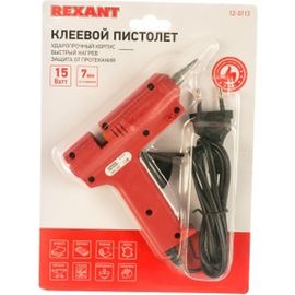 Клеевой пистолет Rexant 15 Вт 12-0113 