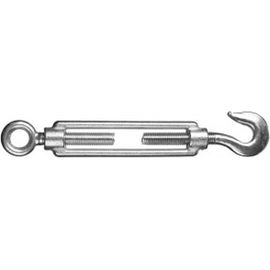 Талреп STAYER DIN 1480, крюк-кольцо, М8, 10 штук, оцинкованный 30515-08 