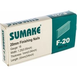 Гвозди (20 мм) 5000 шт для гвоздезабивателей F18/30; F18/50 Sumake F-20 