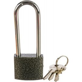 Навесной замок STAYER STANDARD удлиненная закаленная дужка, 38мм 37160-38-1 