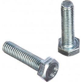 Болт DIN 933 с шестигранной головкой, оцинкованный М6х25, 70шт - коробка Tech-Krep 105202 