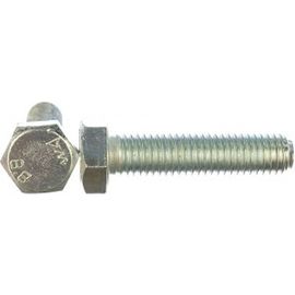 Болт DIN 933 с шестигранной головкой, оцинкованный М12х50, 12шт - коробка Tech-Krep 126528 