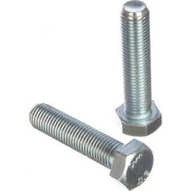 Болт Tech-Krep DIN933 с шестигранной головкой, оцинкованный М16х70 2 шт - пакет 112238 