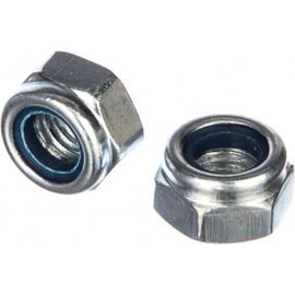 Самоконтрящаяся гайка DIN 985 оцинкованная М8, 100шт - коробка Tech-Krep 105254 