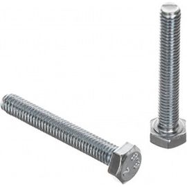 Болт DIN 933 с шестигранной головкой, оцинкованный М6х40, 50шт - коробка Tech-Krep 105204 