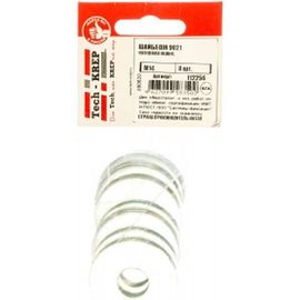 Кузовная оцинкованная шайба DIN9021 М14 8шт - пакет Tech-Krep 112256 