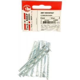 Винт конфирмат Tech-Krep стяжка мебельная 7х70 10 шт- пакет 111335 