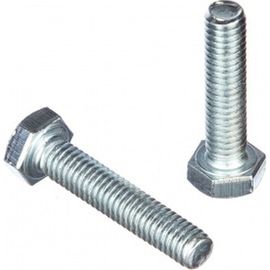 Болт DIN 933 с шестигранной головкой, оцинкованный М6х30, 60шт - коробка Tech-Krep 105203 