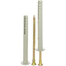 Дюбель-гвоздь 6х60 гриб, полипропилен 100шт - ведро Tech-Krep 101990 