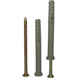 Дюбель-гвоздь 6х60 потайная манжета, полипропилен 100шт - ведро Tech-Krep 101468 