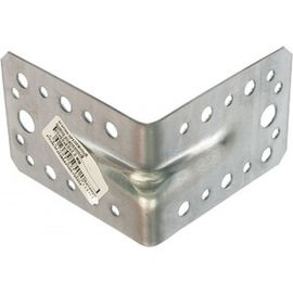 Крепежный усиленный уголок Tech-Krep оцинкованный 90х90х65х2,0 мм - накл. 124412 
