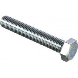 Болт DIN 933 с шестигранной головкой, оцинкованный М16х90, 10шт - коробка Tech-Krep 126538 