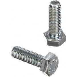 Болт DIN 933 с шестигранной головкой, оцинкованный М8х25, 40шт - коробка Tech-Krep 105208 