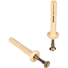 Дюбель-гвоздь 6х40 гриб, нейлон 150шт - ведро Tech-Krep 101331 