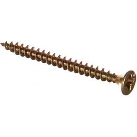 Универсальный саморез Tech-Krep 40х3,5 мм 200 шт желтый, коробка с окном 102236 