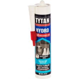 Монтажный клей TYTAN PROFESSIONAL HYDROFIX акрилатный, прозрачный 310мл 96184 