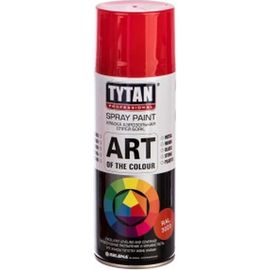 Аэрозольная краска TYTAN PROFESSIONAL ART OF THE COLOUR RAL3020, красная 400мл 93649 