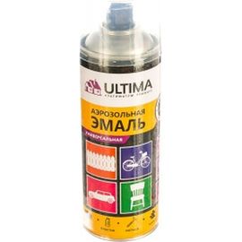 Аэрозольная краска ULTIMA RAL 1018 ЛАК ГЛЯНЦЕВЫЙ универсальная 520 мл ULT040 