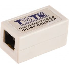 Соединитель 2-х портов RJ-45, неэкранированный, категории 5е TWT CP45UTP5E 
