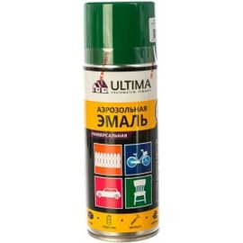 Аэрозольная краска ULTIMA RAL 6002 ЛИСТВЕННО-ЗЕЛЕНЫЙ универсальная 520 мл ULT015 