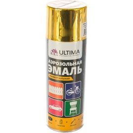 Аэрозольная краска ULTIMA RAL 1018 Золотой МЕТ универсальная 520 мл ULT019 