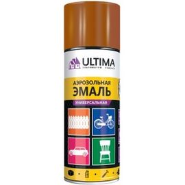 Аэрозольная краска ULTIMA RAL 8028 КОРИЧНЕВЫЙ универсальная 520 мл ULT043 