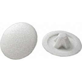 Декоративная заглушка под шуруп Зубр цвет белый, шлиц №2, ТФ6, 40шт 4-308156-3 