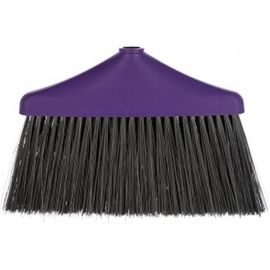 Пластмассовая щетка для пола, высокий ворс 125 мм, 4-х рядная, 40х260 мм КУРС Мега 68027 
