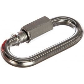 Карабин ЗУБР винтовой с муфтой, 8мм, 1 шт, оцинкованный, 304536-08 