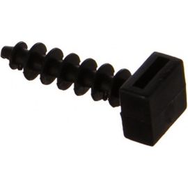 База дюбельного типа под хомут FORTISFLEX БД 6х35 черный 500шт 61082 
