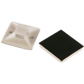 Монтажные самоклеющиеся площадки FORTISFLEX ПМС 30х30 белый 100шт 49446 