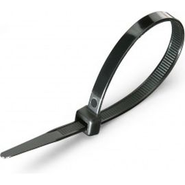 Нейлоновые стяжки FORTISFLEX КСС 8х450 черный 100 штук 50286 