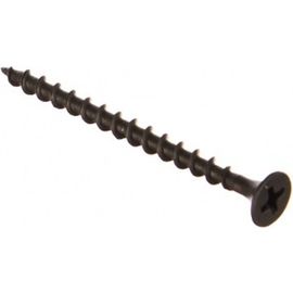 Саморезы черные по гипроку к дереву (100 штук, 3.5 х 51) Хортъ 22051-0 